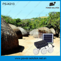 4W 11V Solarpanel 3PCS 1W LED Solarglühlampen Solar Kit Home Solar System